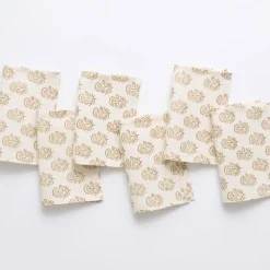 Pomegranate Inc Anika Beige Cocktail Napkins | Set of 6 Online