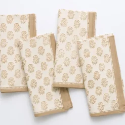 Pomegranate Inc Anika Beige Napkin | Set of 4 Clearance
