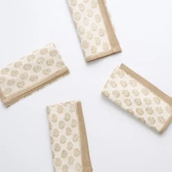 Pomegranate Inc Anika Beige Napkin | Set of 4 Clearance