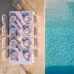 Pomegranate Inc Anika Fuchsia Tablecloth