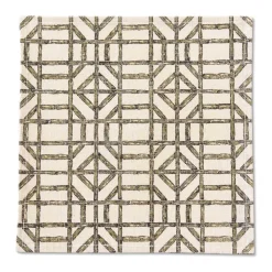 Pomegranate Inc Bamboo Pattern Jute Placemat Sale