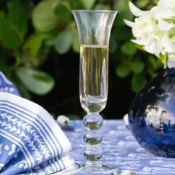 Pomegranate Inc Bauble Barware Flute Glass | Set of 4 Clearance