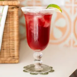 Pomegranate Inc Bauble Barware Margarita Glass | Set of 4 Hot