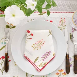 Pomegranate Inc Botanical Garden Linen Napkin | Set of 4 Outlet