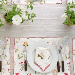 Pomegranate Inc Botanical Garden Linen Napkin | Set of 4 Outlet