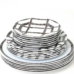 Pomegranate Inc Brown Bamboo Melamine Dinner Plate | Set of 6 Best