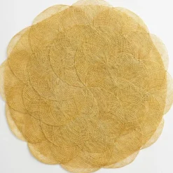 Pomegranate Inc Buttercream Woven Cloud Placemat | Set of 4 Discount