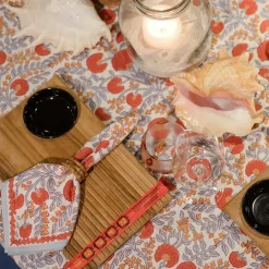 Pomegranate Inc Cactus Flower Ivory Tablecloth Sale