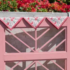 Pomegranate Inc Cactus Flower Scarlet & Rose Napkin | Set of 4 Hot