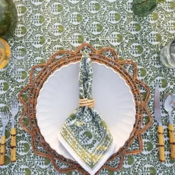 Pomegranate Inc Caroline Green Napkin | Set of 4 Clearance