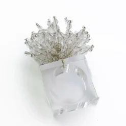 Pomegranate Inc Clear Acrylic Beaded Napkin Ring | Set of 4 Hot