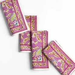 Pomegranate Inc Climbing Dahlia Lilac Napkin | Set of 4