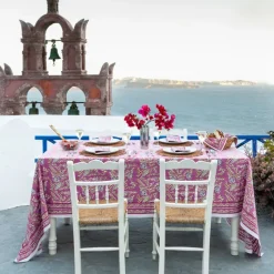 Pomegranate Inc Climbing Dahlia Lilac Tablecloth Online