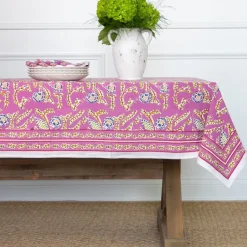 Pomegranate Inc Climbing Dahlia Lilac Tablecloth Online