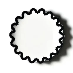 Pomegranate Inc Coton Colors Arabesque Scalloped Pasta Bowl New