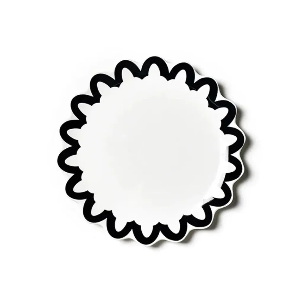 Pomegranate Inc Coton Colors Arabesque Scalloped Plate Hot