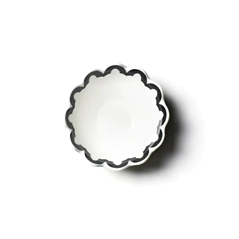 Pomegranate Inc Coton Colors Arabesque Scalloped Bowl
