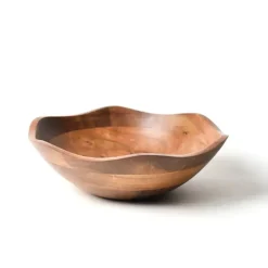 Pomegranate Inc Coton Colors Fundamental Wood Ruffle Bowl Online