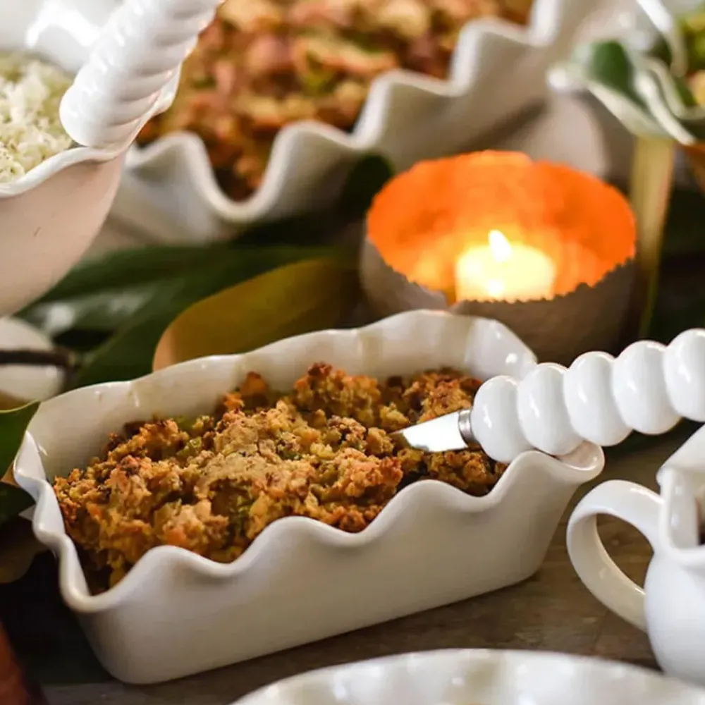 Pomegranate Inc Coton Colors Signature Ruffle Loaf Pan Outlet