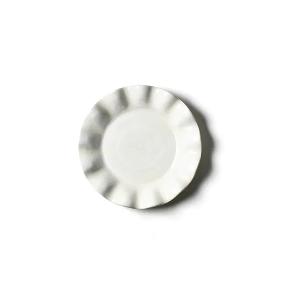 Pomegranate Inc Coton Colors Signature Ruffle Plate Discount