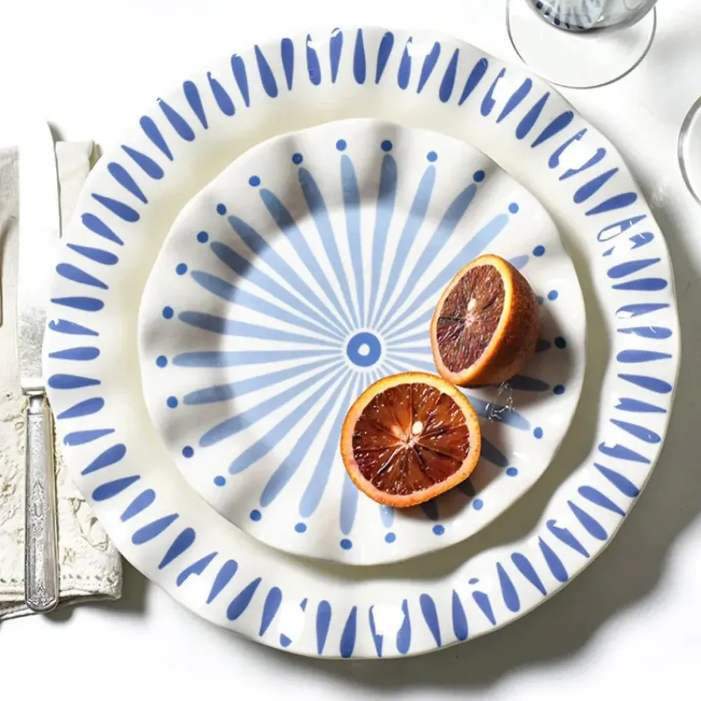 Pomegranate Inc Coton Colors Wedgewood Plate Hot