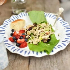 Pomegranate Inc Coton Colors Wedgewood Plate Hot