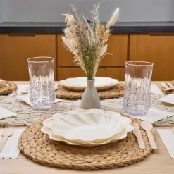 Pomegranate Inc Cream Simply Eco Plates | Set of 8 Best