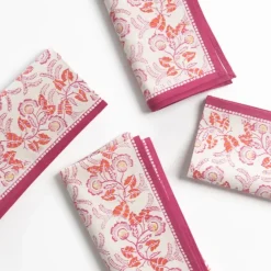 Pomegranate Inc Gardenia Vine Berry Napkin | Set of 4 Online