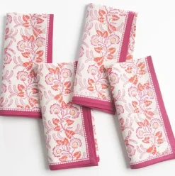 Pomegranate Inc Gardenia Vine Berry Napkin | Set of 4 Online