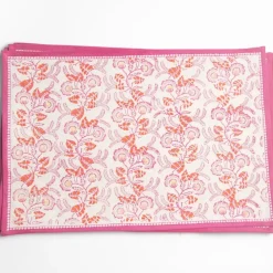 Pomegranate Inc Gardenia Vine Berry Placemat | Set of 4 Sale