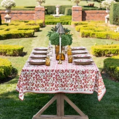 Pomegranate Inc Ginkgo Coral Tablecloth Hot