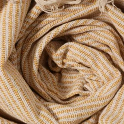 Pomegranate Inc Golden Rod Woven Throw Outlet