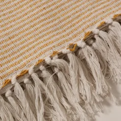 Pomegranate Inc Golden Rod Woven Throw Outlet