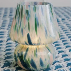 Pomegranate Inc Green & Blue Joyful Lamp Clearance