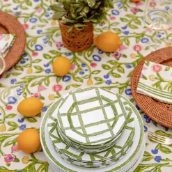 Pomegranate Inc Green Bamboo Melamine Luncheon Plate | Set of 6 Sale
