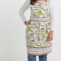 Pomegranate Inc Hunt Scene Apron Hot