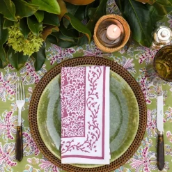 Pomegranate Inc India Hicks Home Antique Brown Rattan Charger | Set of 4 Hot