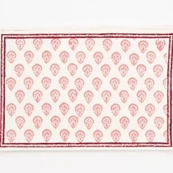 Pomegranate Inc India Hicks Home Carnation Blush Placemat | Set of 4 Sale