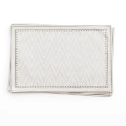 Pomegranate Inc India Hicks Home Chevron Placemats | Set of 4 Best