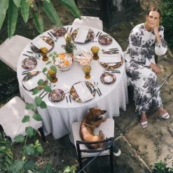 Pomegranate Inc India Hicks Home Chevron Tablecloth Best