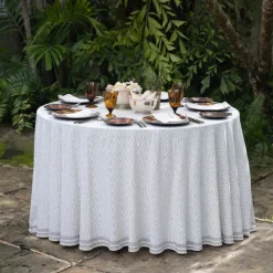 Pomegranate Inc India Hicks Home Chevron Tablecloth Best