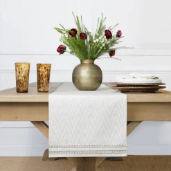 Pomegranate Inc India Hicks Home Chevron Table Runner Best