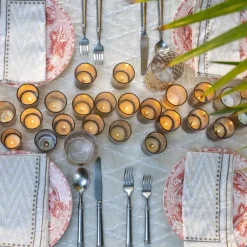 Pomegranate Inc India Hicks Home Embroidered Diamond White Tablecloth Online