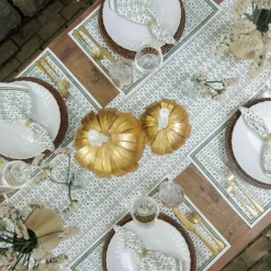 Pomegranate Inc India Hicks Home Palm Avenue Hunter Green Placemat | Set of 4 Best