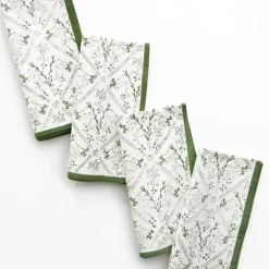 Pomegranate Inc India Hicks Home Sea Ferns & Domino Hunter Green Napkin | Set of 4 Outlet