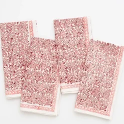 Pomegranate Inc India Hicks Home Seashell Blush Napkin | Set of 4 Hot