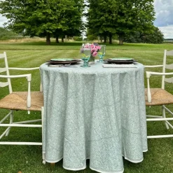 Pomegranate Inc India Hicks Home Seashell Seafoam Tablecloth Clearance