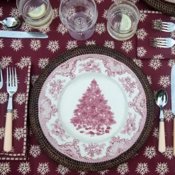 Pomegranate Inc India Hicks Home Sparks Oxblood Tablecloth Online