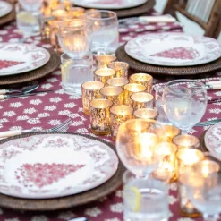 Pomegranate Inc India Hicks Home Sparks Oxblood Tablecloth Online