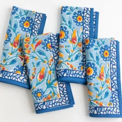 Pomegranate Inc Iznik Blue Napkin | Set of 4 Best